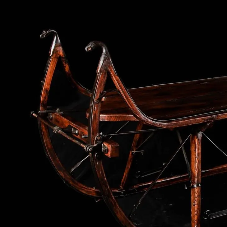 Vintage Sleigh Coffee Table V2